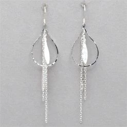 Holly Yashi La Jolla Teardrop Hoop Earrings