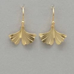 Holly Yashi Petite Ginkgo Earrings