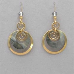 John Michael Richardson JMR Sacred Spiral Earrings