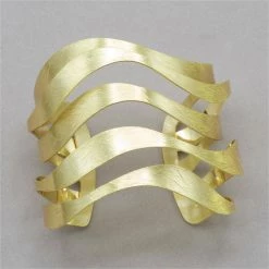 John Michael Richardson Bracelets JMR Wing Sang Wave Cuff Bracelet