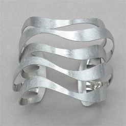 Wholesale 🔔 John Michael Richardson Bracelets JMR Wing Sang Wave Cuff Bracelet 👏 8 John Michael Richardson Bracelets JMR Wing Sang Wave Cuff Bracelet