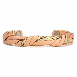 Sergio Lub Copper Sage Magnetic Brushed Bracelet Bracelets