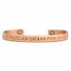 Sergio Lub Peace Copper Magnetic Bracelet