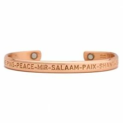 Sergio Lub Peace Copper Magnetic Bracelet