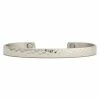 Sergio Lub Textured Silver Magnetic Bracelet