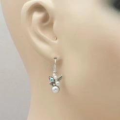 Firefly Flora Glass Pearls Earrings