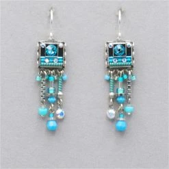 Firefly Milano Long Fringe Earrings