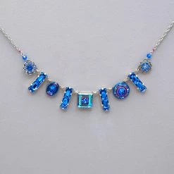 Necklaces Firefly La Dolce Vita Oblong Crystal Necklace