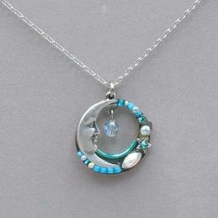 Necklaces Firefly Celestial Moon Pendant