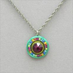 Firefly La Dolce Vita Circle Pendant Necklace Necklaces