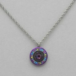 Firefly La Dolce Vita Circle Pendant Necklace Necklaces