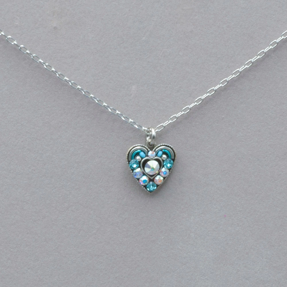 Outlet ⌛ Necklaces Firefly Small Crystal Heart Pendant Necklace ✨ 3 Necklaces Firefly Small Crystal Heart Pendant Necklace