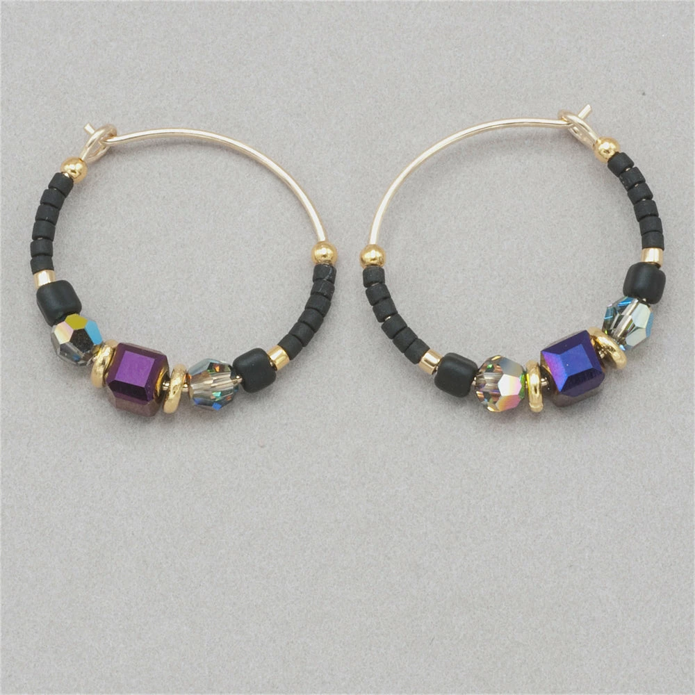 Best deal ๐ Holly Yashi Sonoma Petite Glass Bead Hoops ๐ฅฐ 8 Holly Yashi Sonoma Petite Glass Bead Hoops