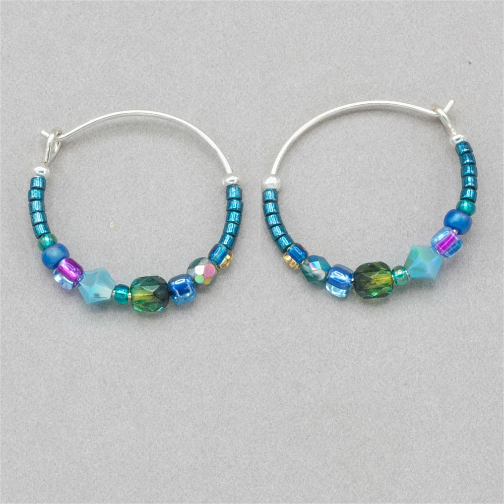 Best deal ๐ Holly Yashi Sonoma Petite Glass Bead Hoops ๐ฅฐ 9 Holly Yashi Sonoma Petite Glass Bead Hoops