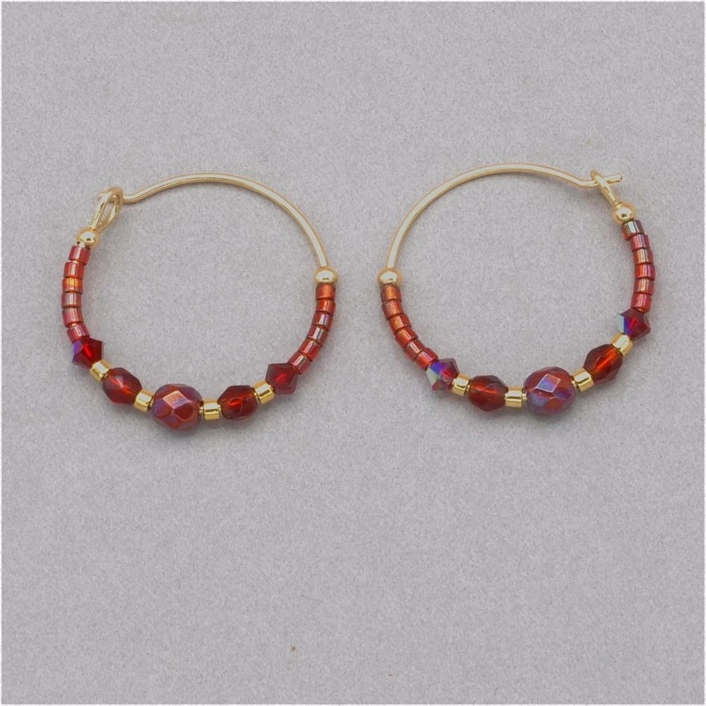 Best deal ๐ Holly Yashi Sonoma Petite Glass Bead Hoops ๐ฅฐ 4 Holly Yashi Sonoma Petite Glass Bead Hoops