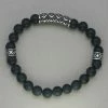 Wholesale 🎁 Italgem Steel Italgem Onyx Bead Cross Design Bracelet 🌟 1 Italgem Steel Italgem Onyx Bead Cross Design Bracelet