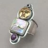 Best reviews of 🤩 Rings Tabra Bronze Face And Abalone Ring ✨ 1 Rings Tabra Bronze Face And Abalone Ring