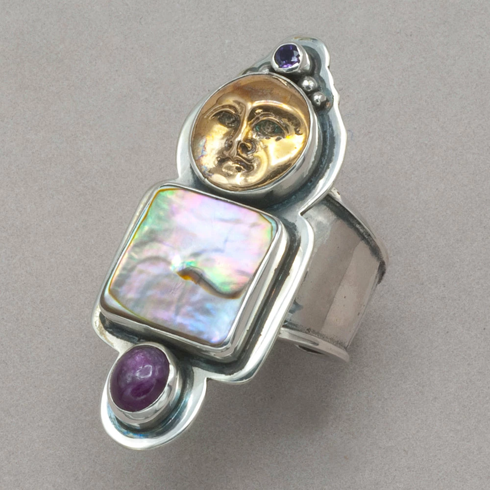 Best reviews of ๐คฉ Rings Tabra Bronze Face And Abalone Ring โจ 3 Rings Tabra Bronze Face And Abalone Ring