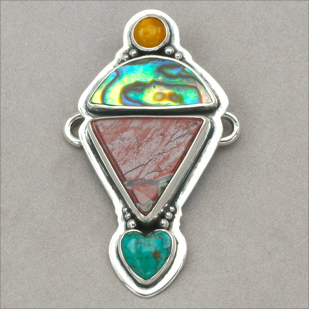 Deals π― Charms Tabra Amber, Abalone, Jasper And Turquoise Charm π 3 Charms Tabra Amber, Abalone, Jasper And Turquoise Charm