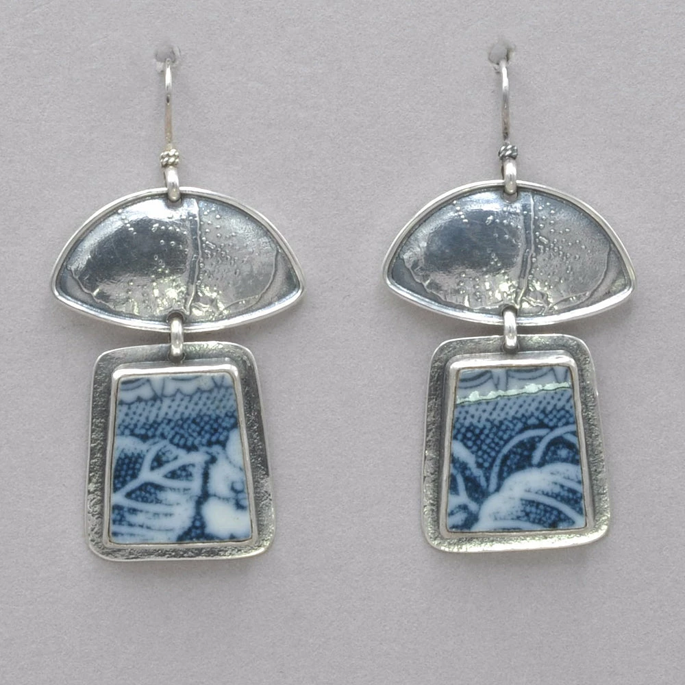 Best deal 👍 Tabra Chinese Pottery Shard Earrings 👍 3 Tabra Chinese Pottery Shard Earrings