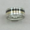 Best Sale π Italgem Steel Italgem Stainless Steel With Yellow And Black IP Spinner Ring π― 2 Italgem Steel Italgem Stainless Steel With Yellow And Black IP Spinner Ring