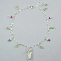 Andrea Rosenblume Umbrella Drink Charm Anklet