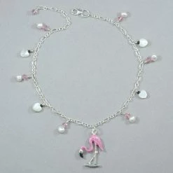 Andrea Rosenblume Flamingo Charm Anklet Anklets