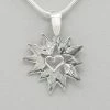 Jim Kelly Starburst Heart Pendant