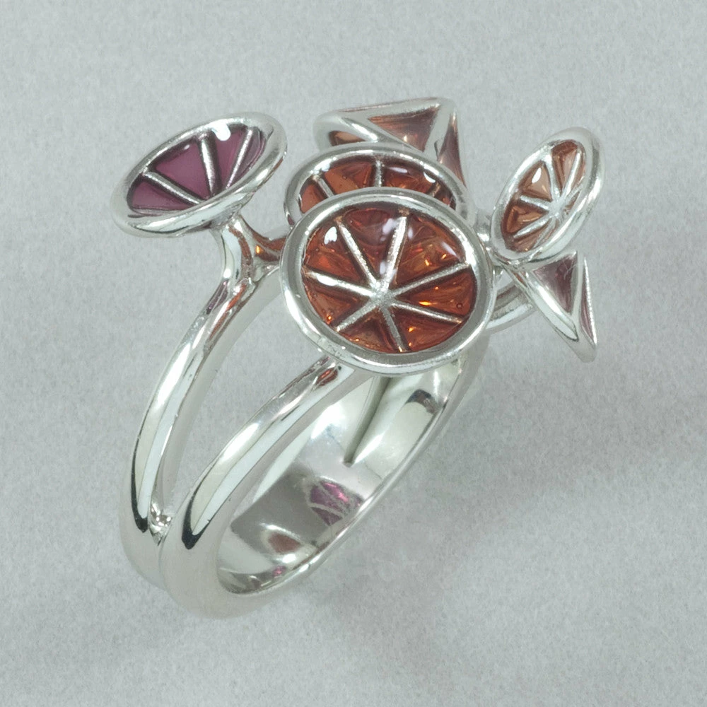 Wholesale ๐คฉ Daniel Vior Ipomea Ring - Red Enamel ๐คฉ 4 Daniel Vior Ipomea Ring - Red Enamel