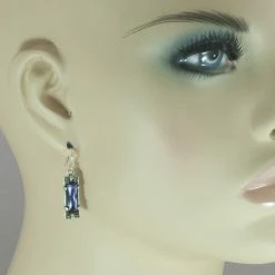 Firefly Rectangular Crystal Earrings