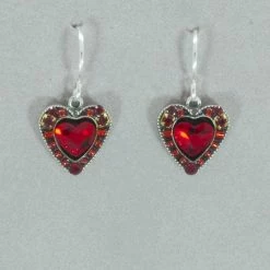 Brand new ✨ Firefly Crystal Heart Earrings 💯 9 Firefly Crystal Heart Earrings