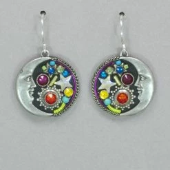 Firefly Midnight Moon Earrings