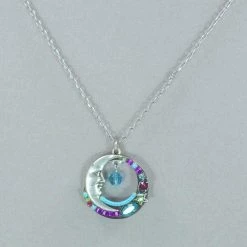 Necklaces Firefly Celestial Moon Pendant