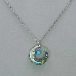 Necklaces Firefly Celestial Moon Pendant