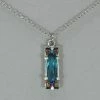 Firefly Rectangular Crystal Pendant Necklace Necklaces