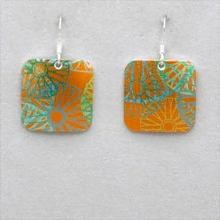 Hazel Atkinson Small Square Earrings