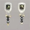 Outlet β¨ Jim Kelly Gold-Infused Black Jade Earrings π 2 Jim Kelly Gold-Infused Black Jade Earrings
