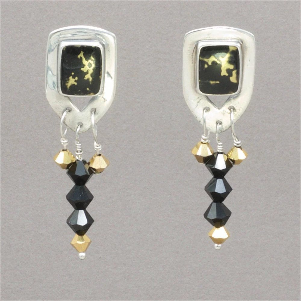 Outlet โจ Jim Kelly Gold-Infused Black Jade Earrings ๐ 3 Jim Kelly Gold-Infused Black Jade Earrings
