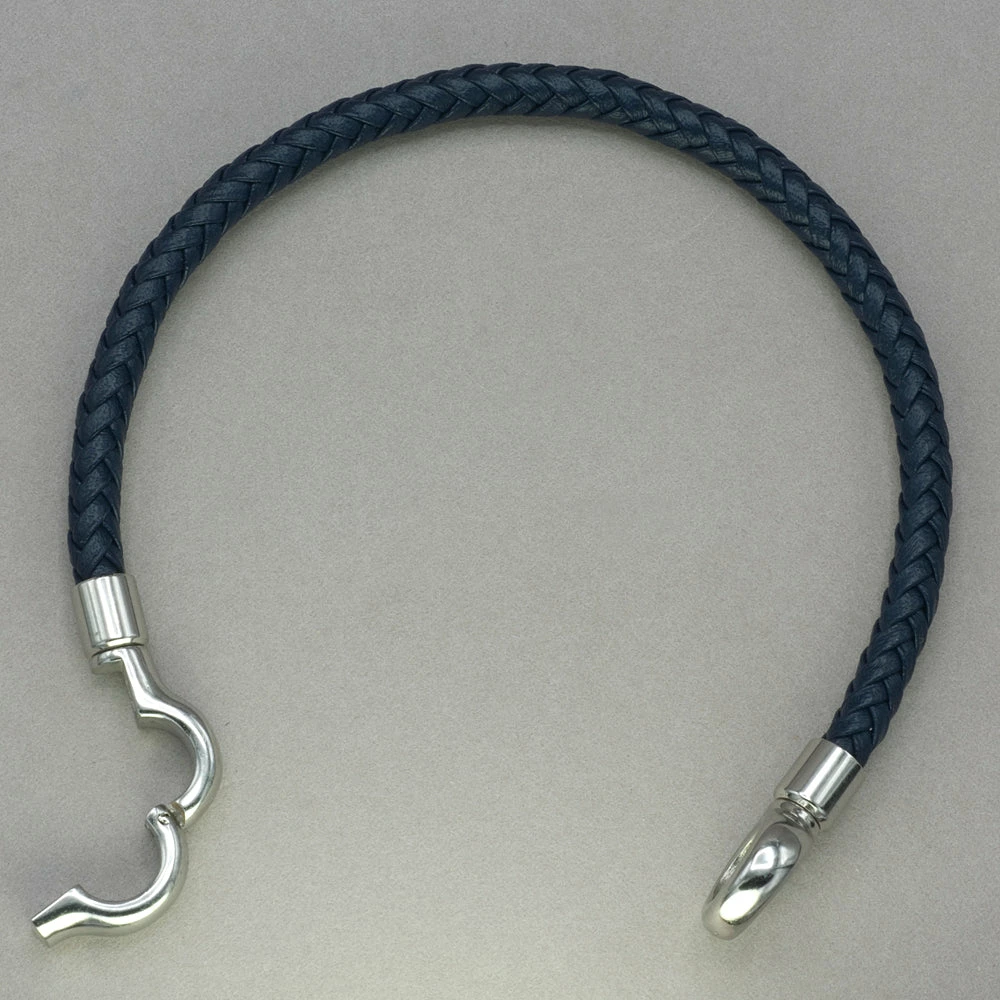 Brand new ๐ Italgem Steel Italgem Blue Leather Bracelet ๐คฉ 4 Italgem Steel Italgem Blue Leather Bracelet