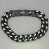 Italgem Steel Bracelets Italgem Black IP Stainless Steel Chain Bracelet