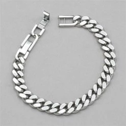 Italgem Steel Italgem Curb-Link Bracelet Bracelets