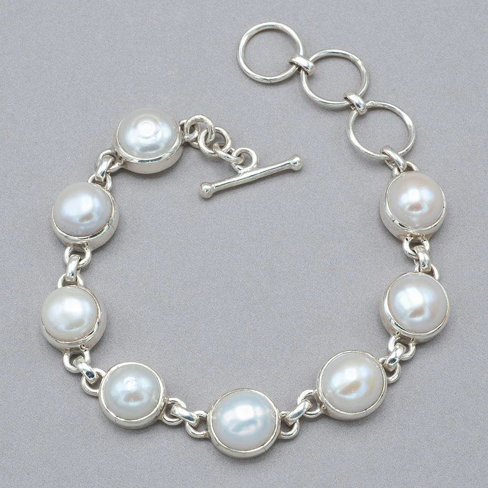 Wholesale 😍 Sammasati Bracelets Sterling Silver And Pearl Bracelet ⭐ 3 Sammasati Bracelets Sterling Silver And Pearl Bracelet