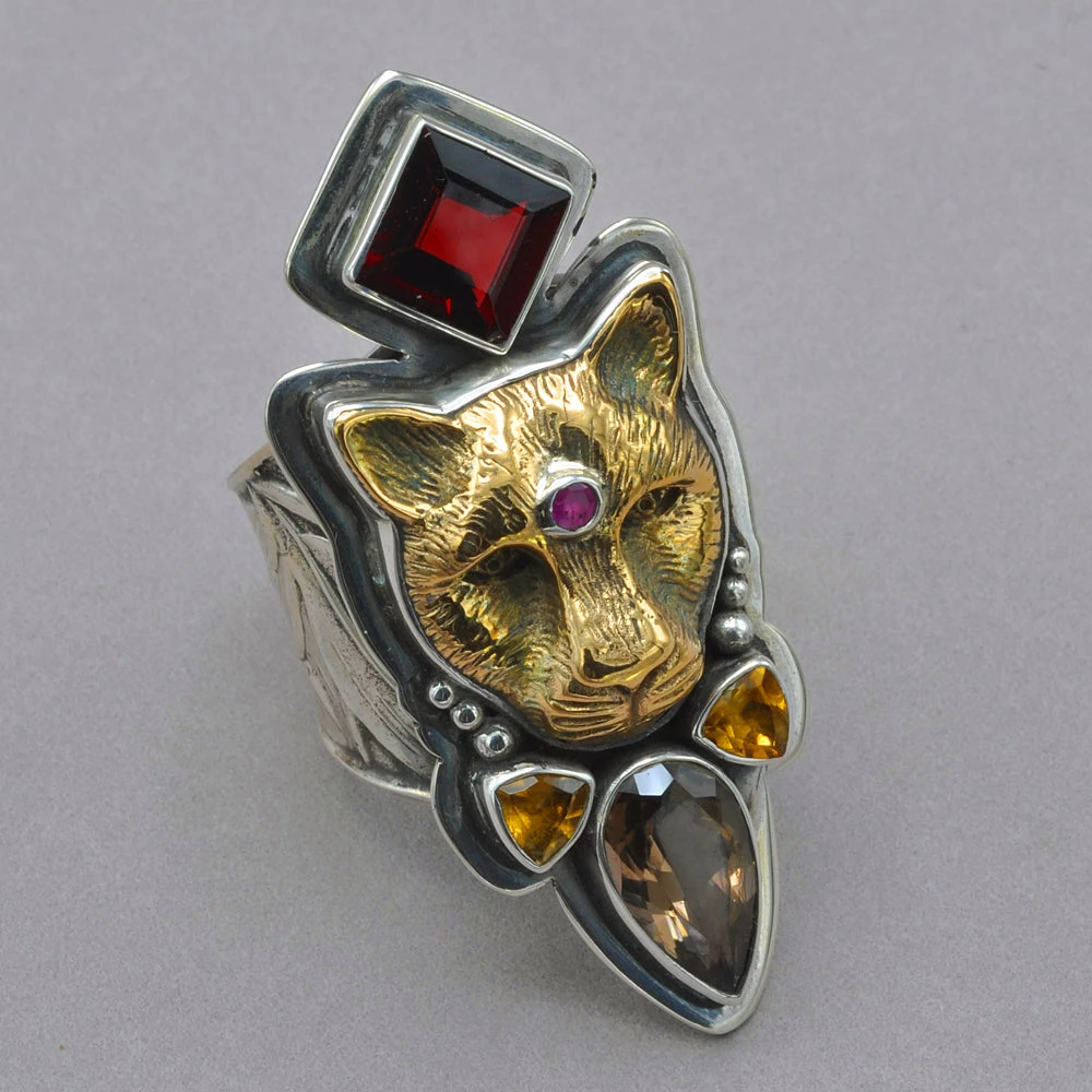 Flash Sale ๐คฉ Tabra Jaguar Garnet And Citrine Ring โค๏ธ 3 Tabra Jaguar Garnet And Citrine Ring