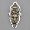 Charms Tabra Bronze Moon And Jaguar Charm