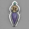 Best Pirce ๐ฏ Tabra Bronze Face And Sugilite Charm ๐ 1 Tabra Bronze Face And Sugilite Charm