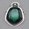 Tabra Malachite And Onyx Charm