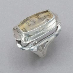 Jim Kelly Dendritic Quartz Ring Rings