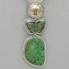 Tabra Sun Face, Unakite Butterfly And Turquoise Pendant Pendants