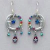 Firefly Luna Star With Tear Drop Dangles Earrings