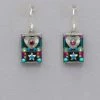 Firefly Talisman Rectangle Hearts And Stars Earrings